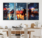 94605-MGV-CV-36X24-African American Jazz Canvas - Abstract Music Wall Art Print - Abstract Jazz Wall Art Framed Prints for Home Decor