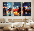 94605-MGV-CV-36X24-African American Jazz Canvas - Abstract Music Wall Art Print - Abstract Jazz Wall Art Framed Prints for Home Decor