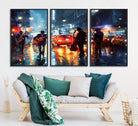 94605-MGV-CV-36X24-African American Jazz Canvas - Abstract Music Wall Art Print - Abstract Jazz Wall Art Framed Prints for Home Decor