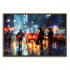 94605-MGV-FC-36X24_Walnut-African American Jazz Canvas - Abstract Music Wall Art Print - Abstract Jazz Wall Art Framed Prints for Home Decor