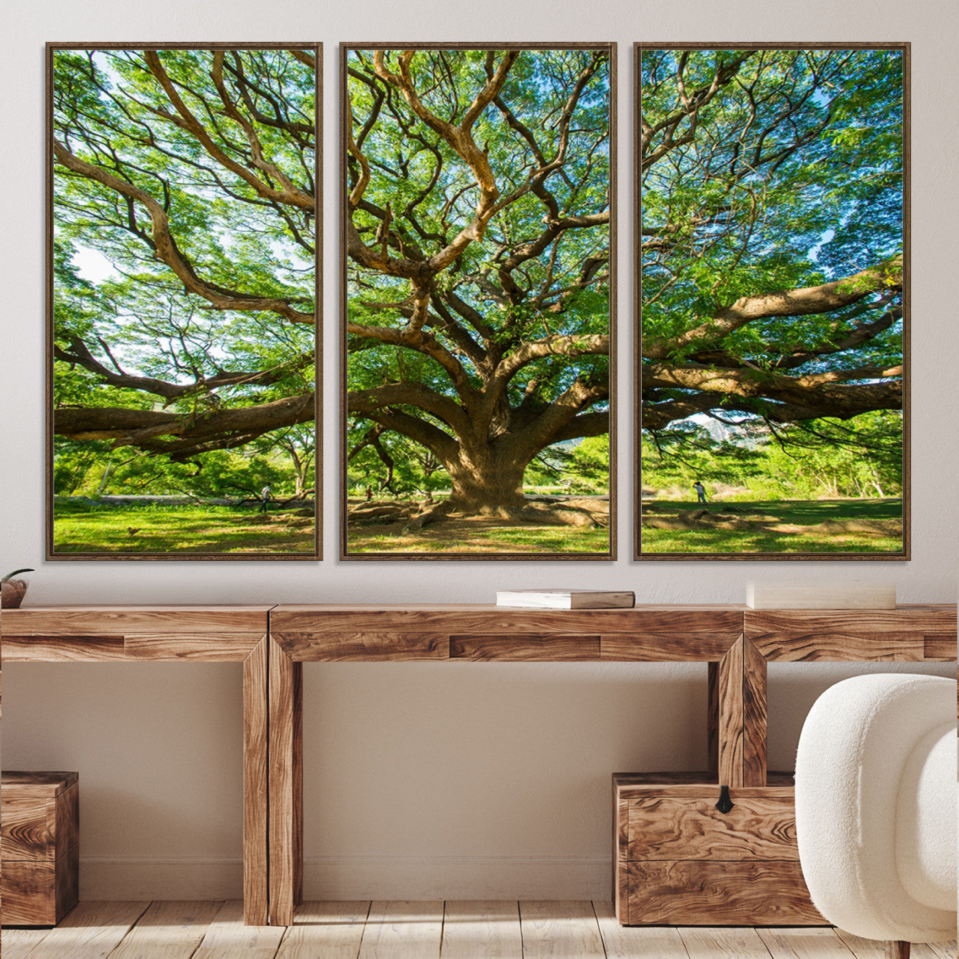 70569-MGV-CV-36X24-Angel Oak Tree Wall Art | Oak Canvas Print | Multi Panel Landscape Wall Art | Ready to Hang Wall Art for Living Room