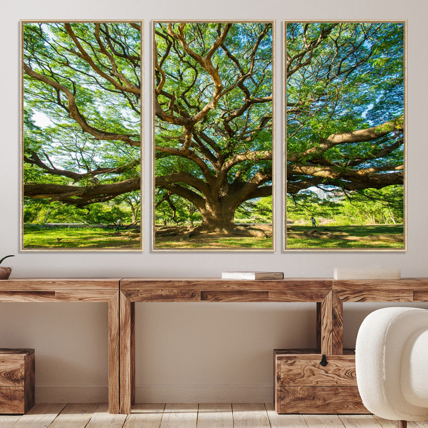 70569-MGV-CV-36X24-Angel Oak Tree Wall Art | Oak Canvas Print | Multi Panel Landscape Wall Art | Ready to Hang Wall Art for Living Room