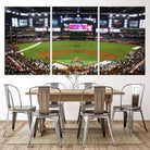 Arizona Diamondbacks Baseball Team Print - Phoenix Chase Field Baseball Stadium Wall Art Canvas Print