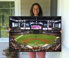 91630-MGV-CV-36X24-Arizona Diamondbacks Baseball Team Print - Phoenix Chase Field Baseball Stadium Wall Art Canvas Print