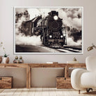 29695-MGV-FC-36X24_White-Black and White Steam Locomotive Canvas Wall Art Print