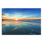 Blue Sky and Beach Wall Art Canvas Print