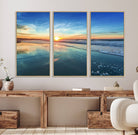 25542-MGV-CV-36X24-Blue Sky and Beach Wall Art Canvas Print