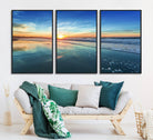 25542-MGV-CV-36X24-Blue Sky and Beach Wall Art Canvas Print