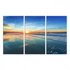 25542-MGV-CV-48X32-3P-Blue Sky and Beach Wall Art Canvas Print