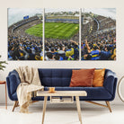 Boca Juniors Soccer Team Print Wall Art - Buenos Aires Bombonera Stadium Canvas Print