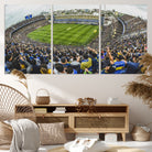 63839-MGV-CV-36X24-Boca Juniors Soccer Team Print Wall Art - Buenos Aires Bombonera Stadium Canvas Print