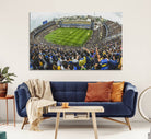 Boca Juniors Soccer Team Print Wall Art - Buenos Aires Bombonera Stadium Canvas Print