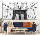Brooklyn Bridge Wall Art Canvas Print