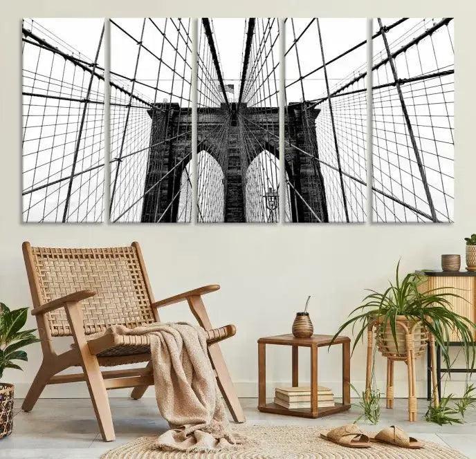 Edit-Images-Brooklyn Bridge Wall Art Canvas Print