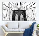 Edit-Images-Brooklyn Bridge Wall Art Canvas Print