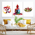 Buddha Canvas, Asian Wall Art, Yoga Medit Canvas Print