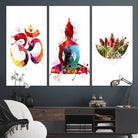 Buddha Canvas, Asian Wall Art, Yoga Medit Canvas Print