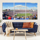Buffalo Bills NFL Football Team Print - Buffalo Highmark Stadium Wall Art Canvas Print
