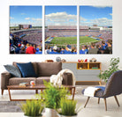 Buffalo Bills NFL Football Team Print - Buffalo Highmark Stadium Wall Art Canvas Print