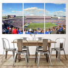 35302-MGV-CV-36X24-Buffalo Bills NFL Football Team Print - Buffalo Highmark Stadium Wall Art Canvas Print