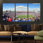35302-MGV-CV-36X24-Buffalo Bills NFL Football Team Print - Buffalo Highmark Stadium Wall Art Canvas Print