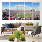 35302-MGV-CV-36X24-Buffalo Bills NFL Football Team Print - Buffalo Highmark Stadium Wall Art Canvas Print
