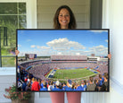 35302-MGV-CV-36X24-Buffalo Bills NFL Football Team Print - Buffalo Highmark Stadium Wall Art Canvas Print