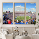 35302-MGV-CV-36X24-Buffalo Bills NFL Football Team Print - Buffalo Highmark Stadium Wall Art Canvas Print