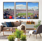 35302-MGV-CV-36X24-Buffalo Bills NFL Football Team Print - Buffalo Highmark Stadium Wall Art Canvas Print