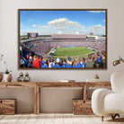 35302-MGV-FC-36X24_Walnut-Buffalo Bills NFL Football Team Print - Buffalo Highmark Stadium Wall Art Canvas Print