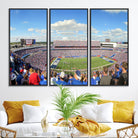 35302-MGV-FC-48X32-3P_Black-Buffalo Bills NFL Football Team Print - Buffalo Highmark Stadium Wall Art Canvas Print