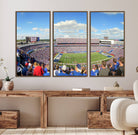 35302-MGV-FC-48X32-3P_Walnut-Buffalo Bills NFL Football Team Print - Buffalo Highmark Stadium Wall Art Canvas Print