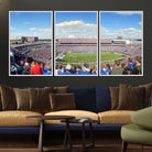 35302-MGV-FC-60X30-3P_White-Buffalo Bills NFL Football Team Print - Buffalo Highmark Stadium Wall Art Canvas Print