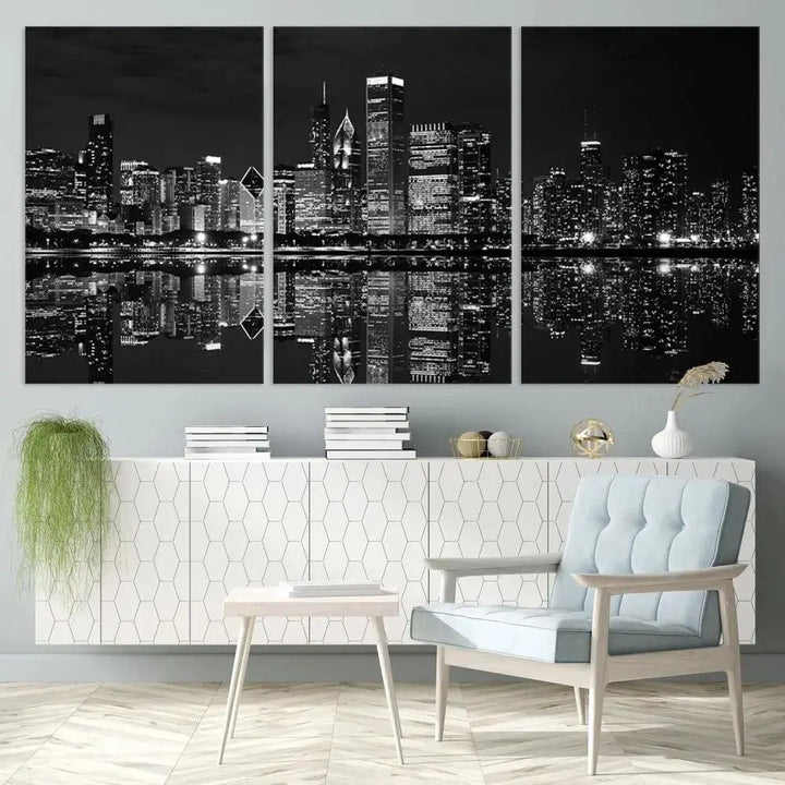 Chicago Wall Art Canvas Print 