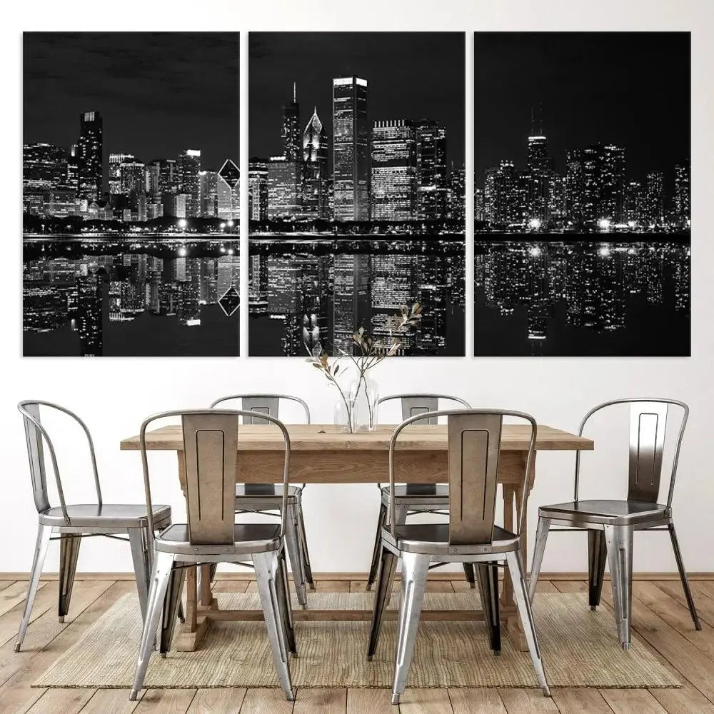 Chicago Wall Art Canvas Print 