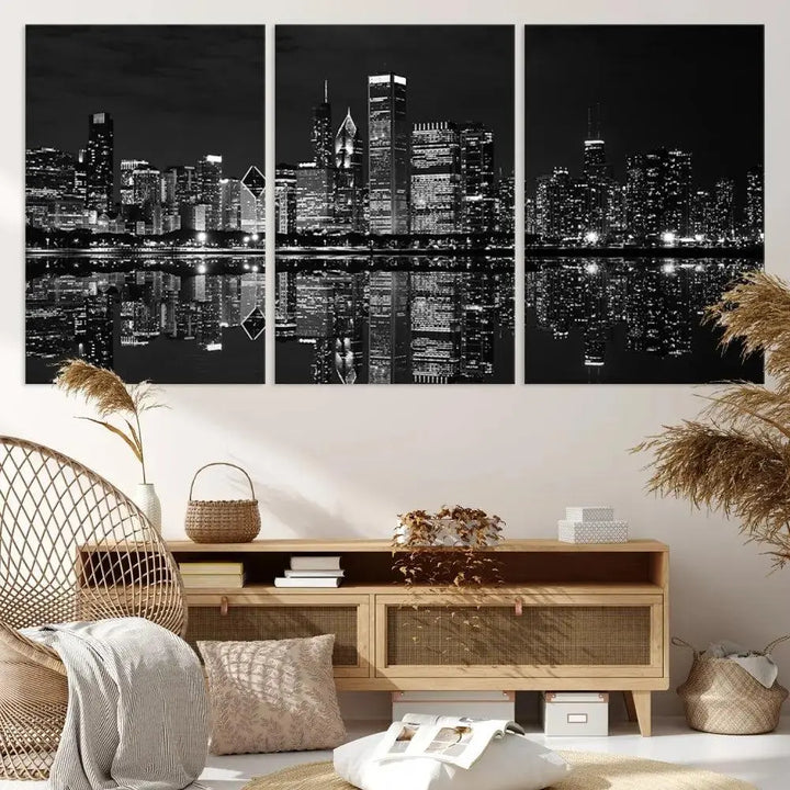 Chicago Wall Art Canvas Print 