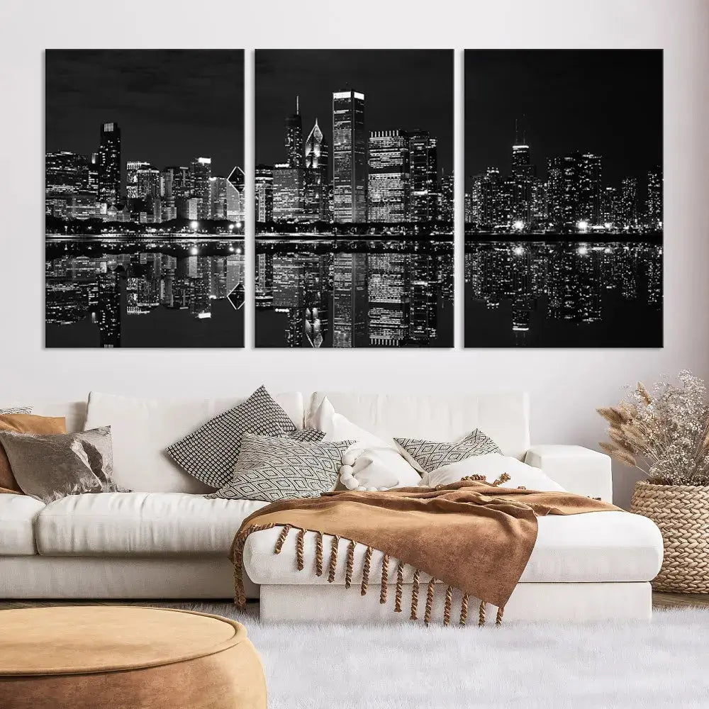 Chicago Wall Art Canvas Print 