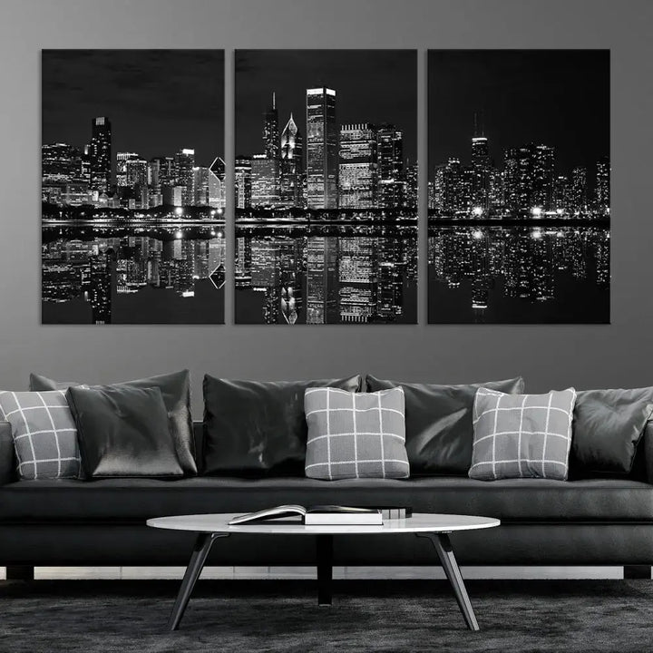 Chicago Wall Art Canvas Print 