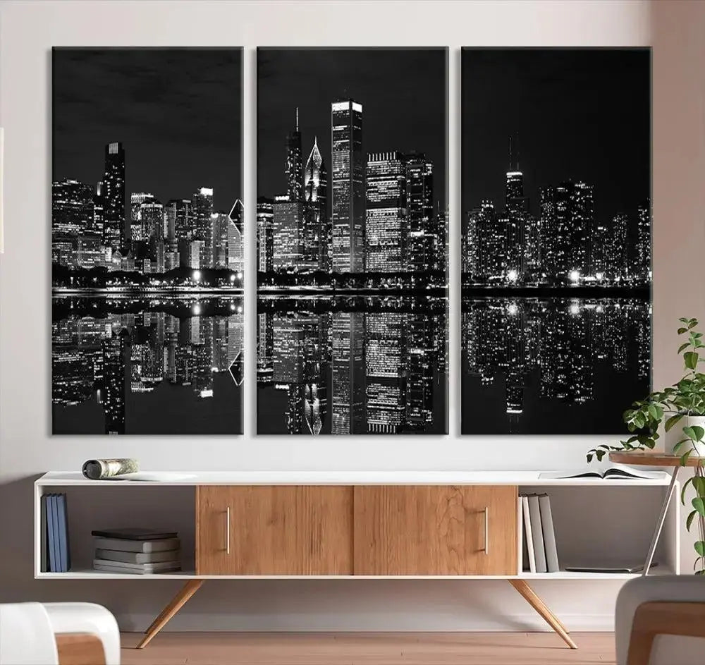 Chicago Wall Art Canvas Print 