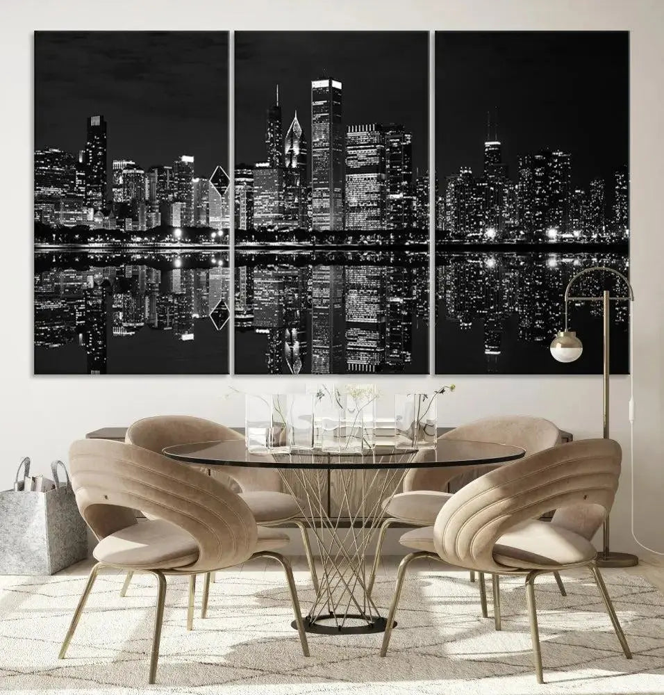 Chicago Wall Art Canvas Print 