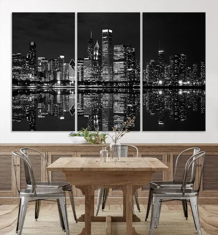 Chicago Wall Art Canvas Print 