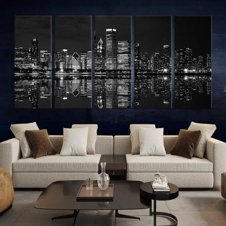 Chicago Wall Art Canvas Print 