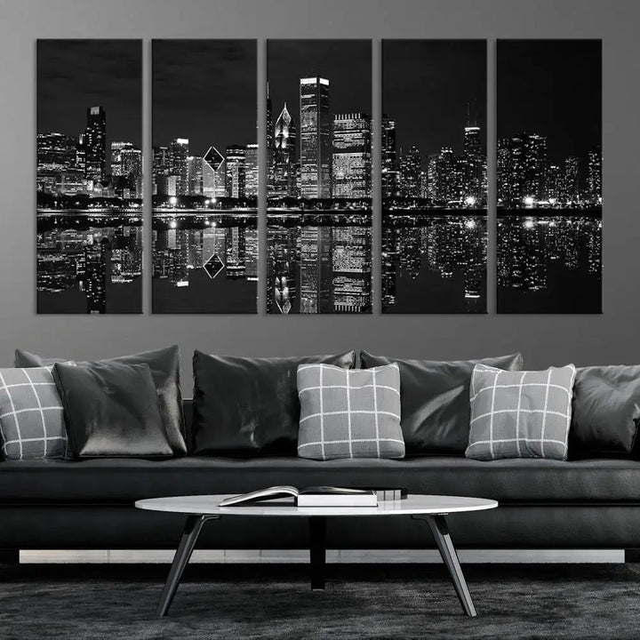 Chicago Wall Art Canvas Print 