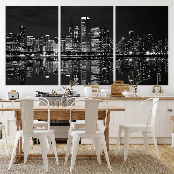 Chicago Wall Art Canvas Print 