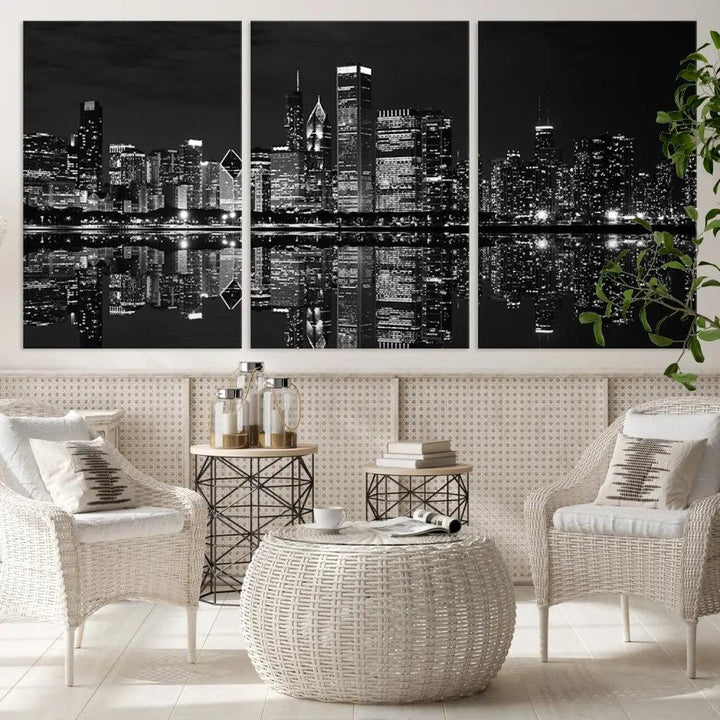 Chicago Wall Art Canvas Print 