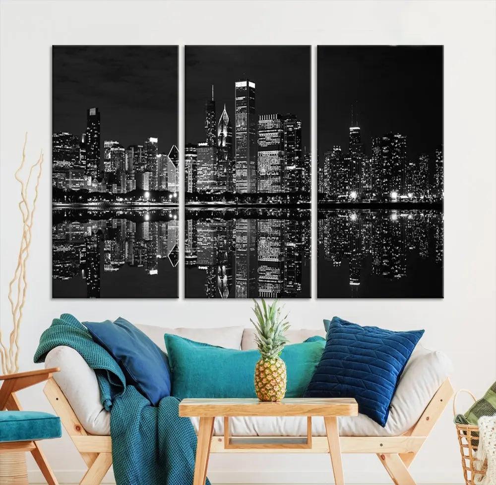 Chicago Wall Art Canvas Print 