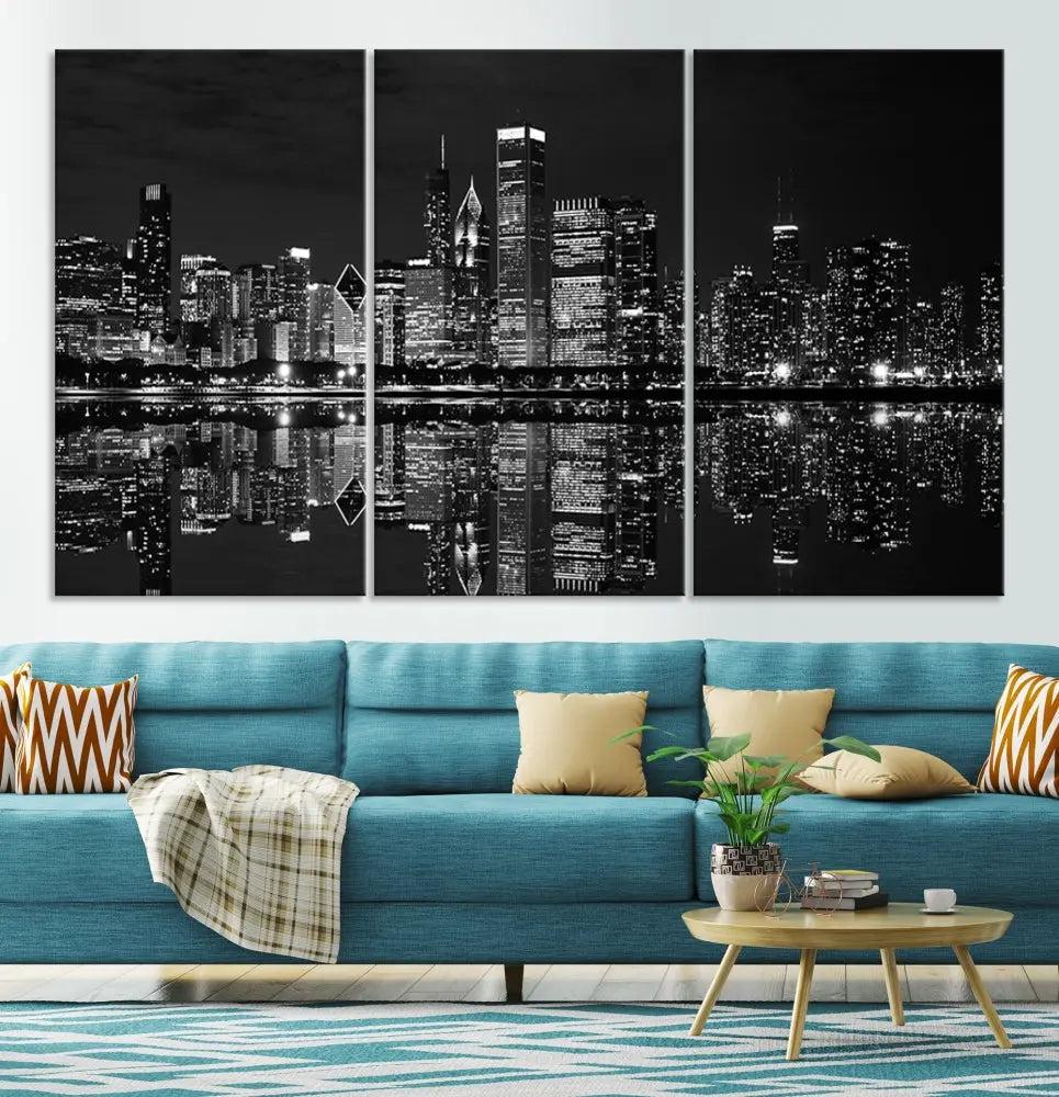 Chicago Wall Art Canvas Print 