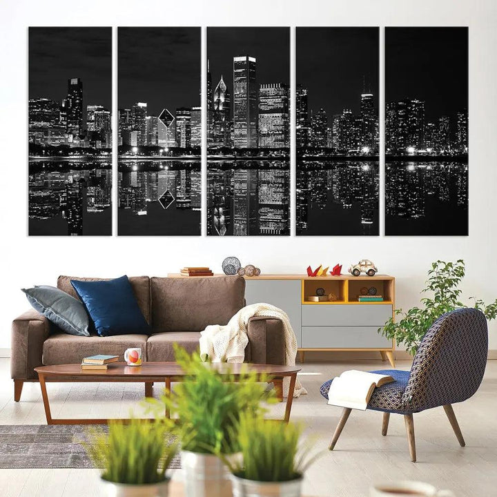 Chicago Wall Art Canvas Print 