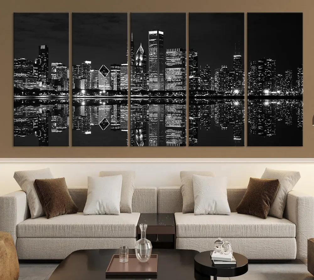 Chicago Wall Art Canvas Print 