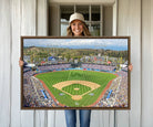34760-MGV-CV-36X24-Citi Field Wall Art Print | 3-Panel New York Mets Baseball Stadium Canvas Print | Framed Sports Decor for Living Room, Man Cave, or Office